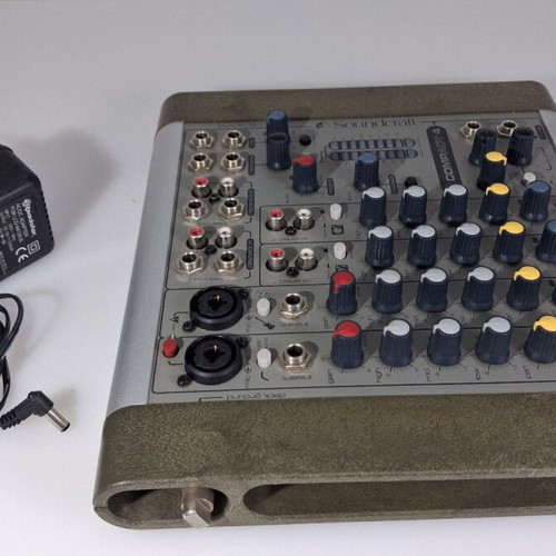Soundcraft Compact 4 Professional Desktop Audio Mixer used