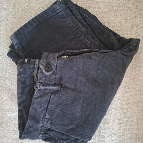 Antony Morato men's corduroy pants dark blue like new size L