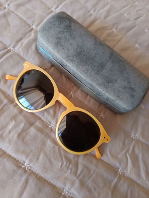 Red Raven Eyewear honey yellow sunglasses like new, polarised lenses