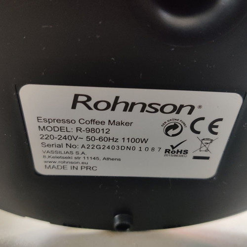 Καφετιέρα espresso Rohnson R-98012 σαν καινούργιο