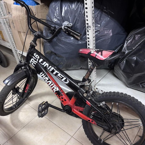 Children's BMX bike used, black, V-Brakes