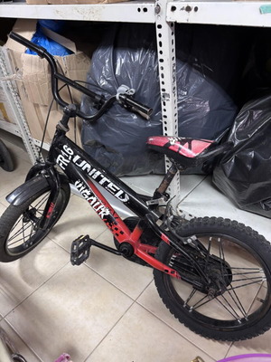 Children's BMX bike used, black, V-Brakes