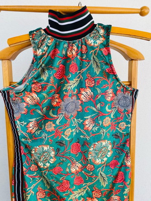 Velveteen dress Jaded London like new, multicolor green, size M