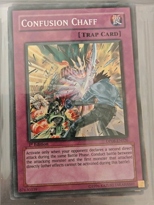 Yu-Gi-Oh card Confusion Chaff like new