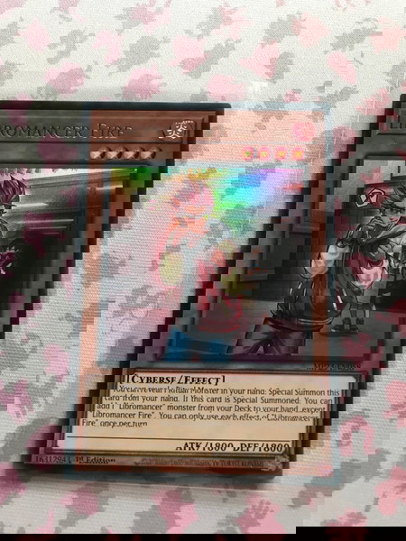 Yugioh καρτα Libromancer Fire Ultra Rare 1st edition