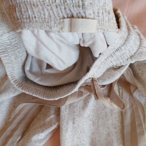 Oysho cotton spring pajama size S beige like new