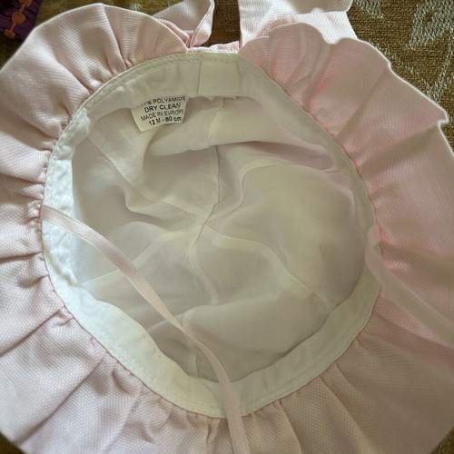 Pink hat with bow for 12 months, Lapin House, new