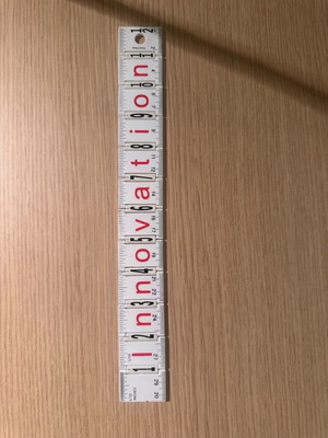 Ruler in centimeters and inches foldable new
