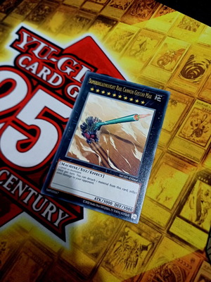Yu-Gi-Oh! Superdreadnought Rail Cannon Gustav Max κάρτα NM