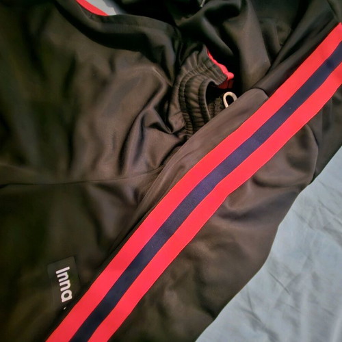 Inna Manoli tracksuit set like new, black with red and blue stripes, size M