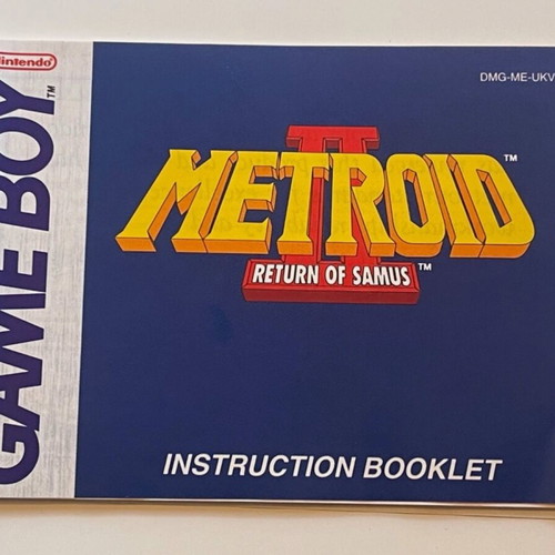 Metroid II Game Boy like new complete set