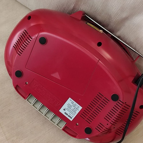 Sharp Hero KE-11900 portable boombox red, like new