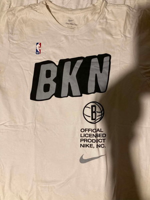 Nike BKN T-shirt used, size M, white