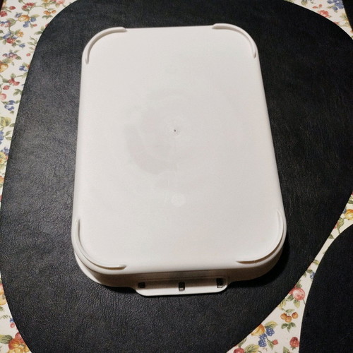 Small rodent toilet like new, plastic with removable grate