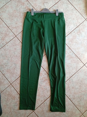 Women's E&D leggings trousers used, size XL, green