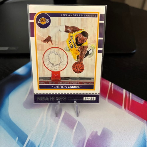 2024-25 Panini NBA Hoops LeBron James #18 card like new