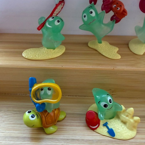 Kinder Surprise Ghosts at the Sea figures used, full set of 6, 2009/10