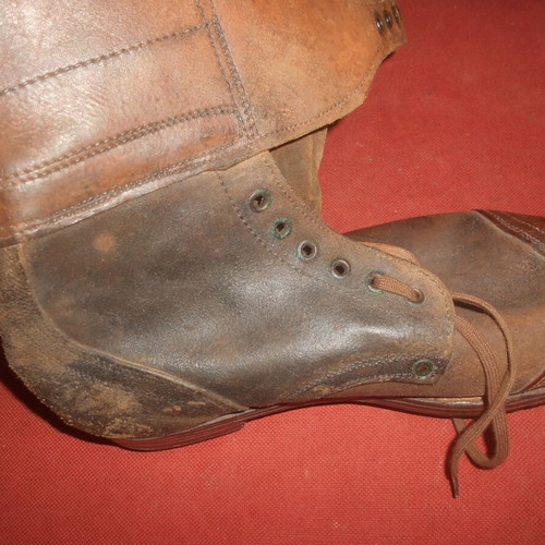 Greek Army Soldier Campaign Boots 1950-1970 used