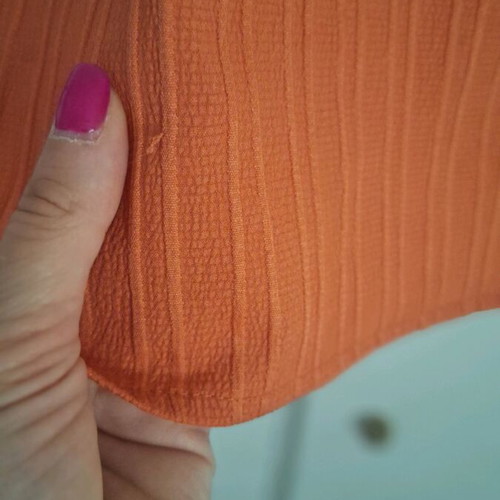 Shein women's blouse orange XL like new
