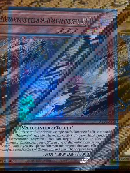 Mementotlan Angwitch (Super Rare, Yugioh)