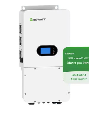 ΝΕΟ ΜΟΝΤΕΛΟ Growatt hybrid Inverter 48V Model SPH 10000TL-HU με μονάδα WiFi +3 MPPT