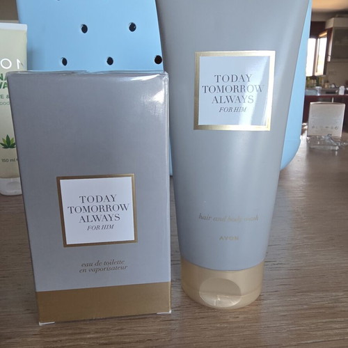 Avon Today Tomorrow Always Eau de Toilette and Hair and Body Wash set new