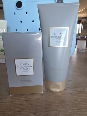 Avon Today Tomorrow Always Eau de Toilette and Hair and Body Wash set new