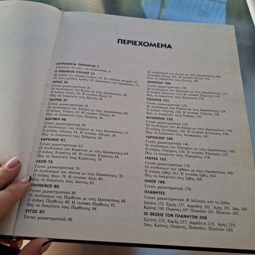 Astrology Book "Ο ζωδιακός κυκλος" by Κώστας Λεφάκης like new
