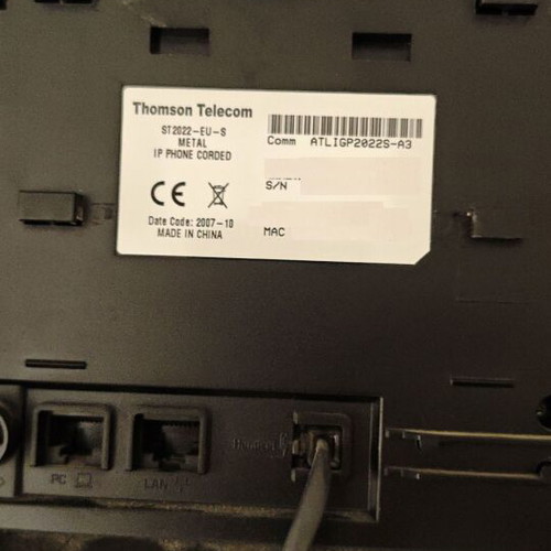 Thomson IP phones used, pack of 5, compatible with VoIP/SIP