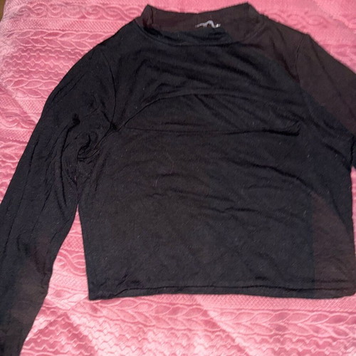 Judah Club crop top used, black, size S