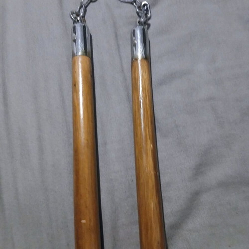 Nunchucks heavy wood new