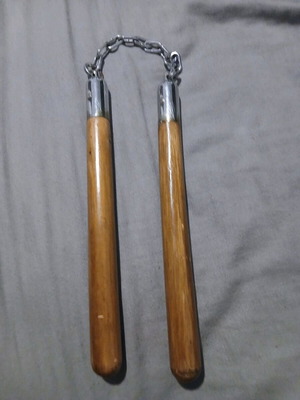 Nunchucks heavy wood new