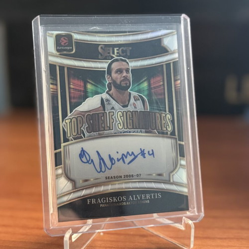 25-26 Panini EuroLeague Select Alvertis Auto/75 Panathinaikos
