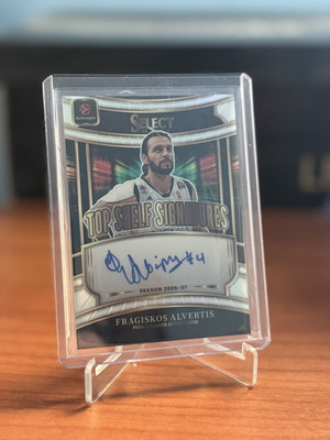 25-26 Panini EuroLeague Select Alvertis Auto/75 Panathinaikos