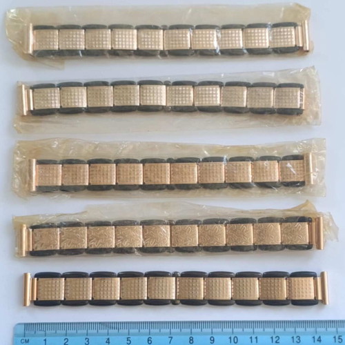 Watch bracelets 16mm new, pack of 5, vintage 1970s stock