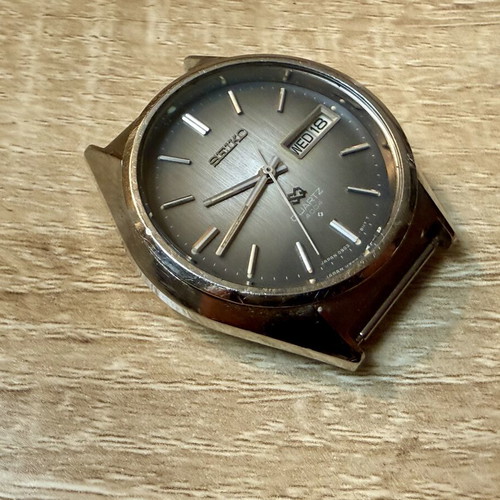 Seiko Vintage 0903-8109 watch used, needs repair, brown