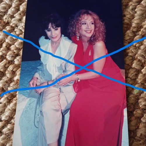 Authentic photo of Aliki Vougiouklaki and Elli Fotiou, like new