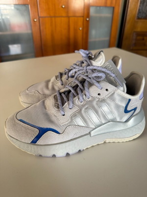 Adidas спортни обувки употребявани, номер 38, сиви и сини
