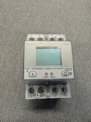 Fibaro Quibino 3 Phase Smart Meter QUSM3PH Z Wave, like new, 65A