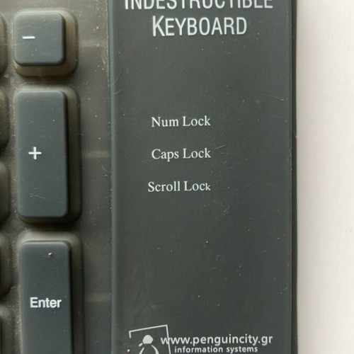 Flexible keyboard like new, plastic USB