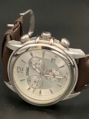Jovial Classic Swiss Chronograph watch like new, men's