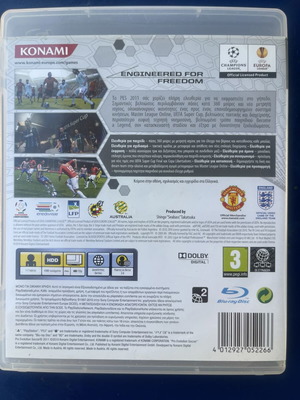 Pro Evolution Soccer 2011 PS3 game like new