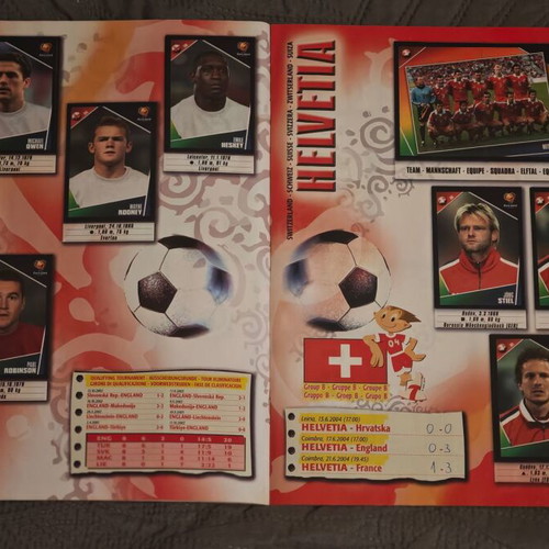 Panini UEFA EURO 2004 sticker album like new