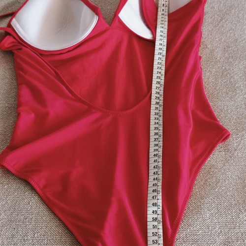 Isabelle one-piece swimsuit Large new, red