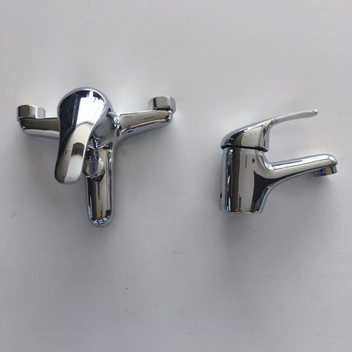 Bathroom mixer set new, 2 pieces