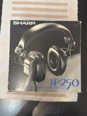 Sharp vintage headphones 1970-1980 new in box