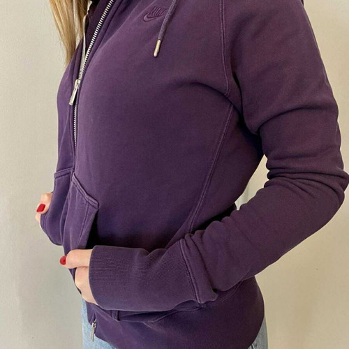 Nike women's full-zip hoodie purple size M like new