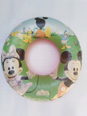 Disney swim ring like new with Disney characters