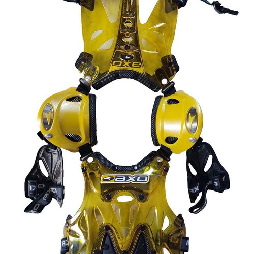 Axo Racing Vortex Rider Body Protector Medium used, yellow