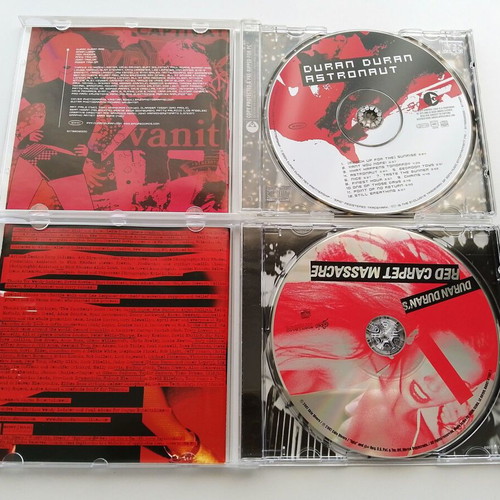 Duran Duran 2 CDs like new, Astronaut and Red Carpet Massacre